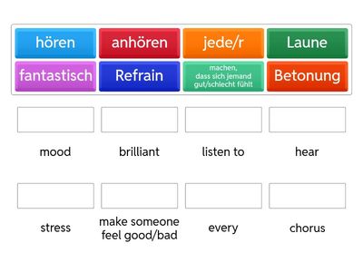 U3 - Catchy Tunes - Vocabulary