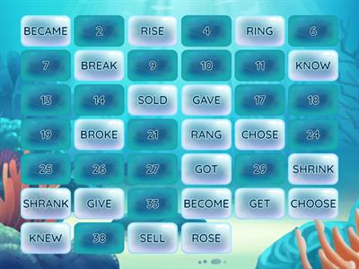 Irregular verbs Memory Game