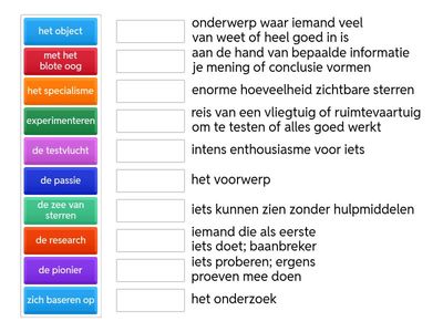Staal 2 - Groep 7 - Ruimte - Woorden week 2