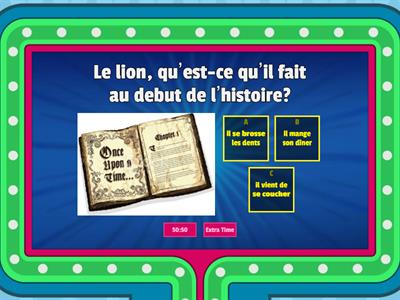 Le Lion Effrayé - comprehension