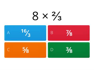 Multiplying and Dividing with Fractions