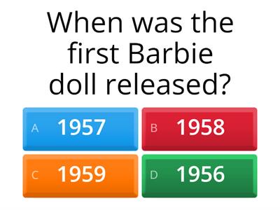 Barbie Trivia