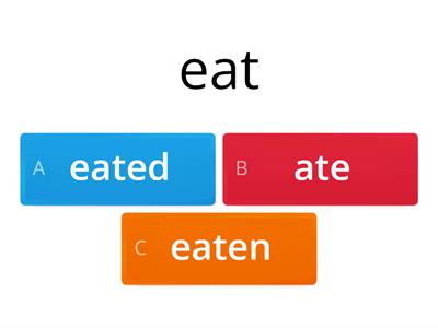 Verbs in simple past