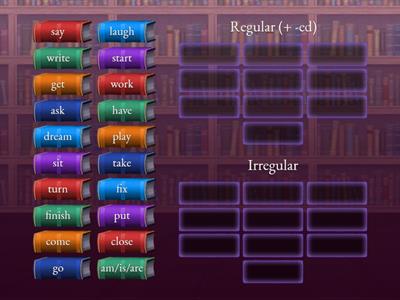 Past Simple verbs | Regular or irregular? 2