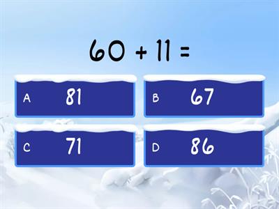 2 Digits Numbers Addition