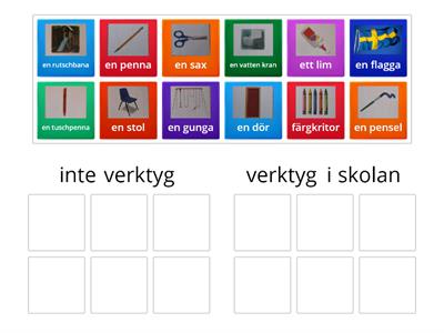 VERKTYG I SKOLAN,  ELLER INTE