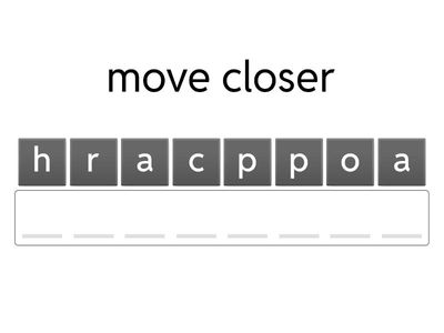 8. with definition clues