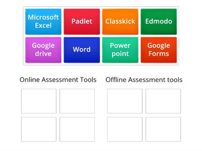 Online and Offline assessment Tools- Rachel Thever 