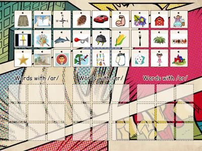 Word Sort (r controlled vowels)
