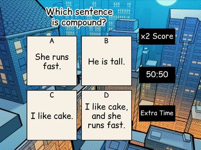 Compound Sentences for Year 1