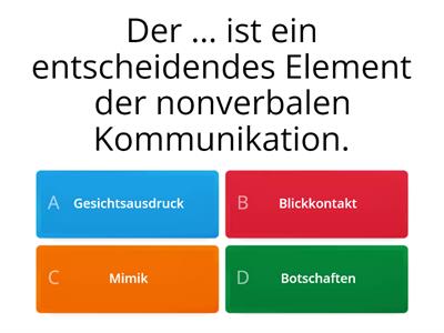  Körpersprache: Welche Wörter fehlen?( zu „Aspekte neu” B2, Kapitel 2, Klett-Verlag)