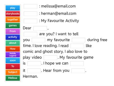 EMAIL WRITING PRACTICE 4