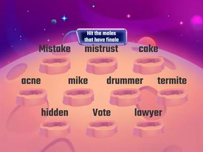 Final "E" by Mrs.Lubin