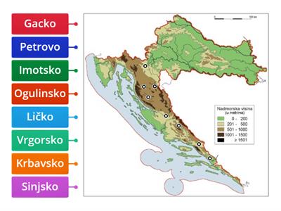 Polja u kršu u Hrvatskoj