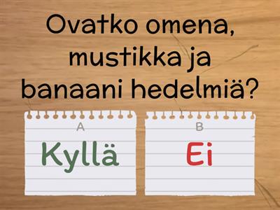 Kielellinen päättely (kyllä/ei kysymyksiä)