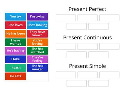 Present Tenses