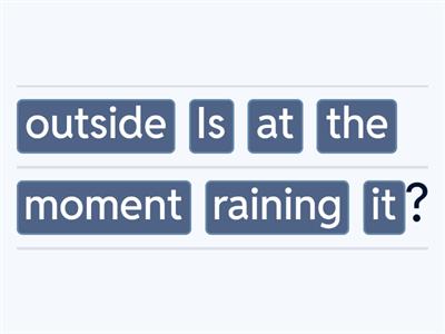 present simple / present continuous questions