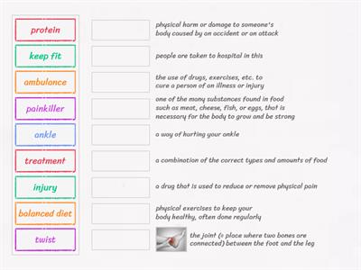 Gold Pre First Unit 7 Vocabulary