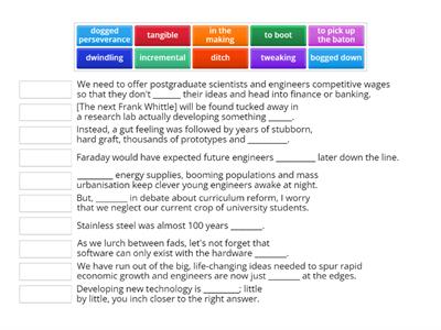 Week 9 CPE Vocabulary