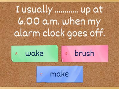 English Espresso - Daily routine