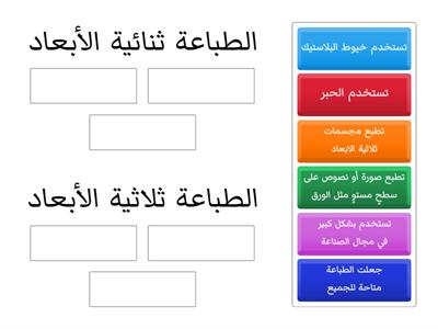 ضع العبارات التالية في مكانها المناسب