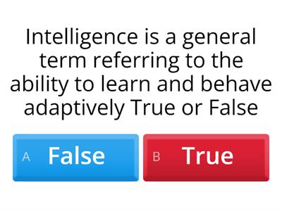 Intelligence