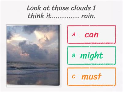 Modals of deduction - must, can't, may/might