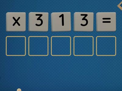 Multiplication Scramble