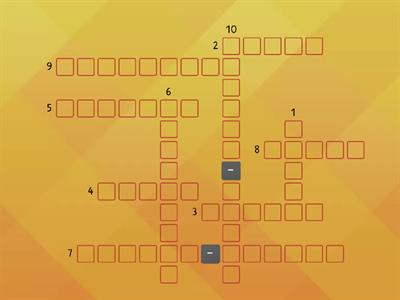 Crossword - Ordinal Numbers