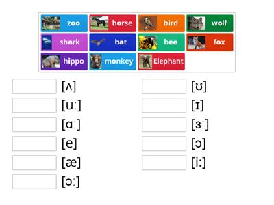 Vowel sounds