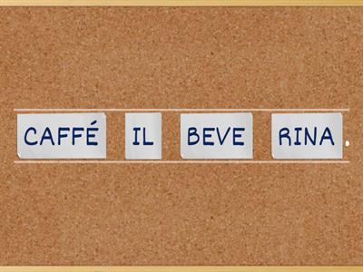 A0 A1 - il presente - frasi brevi 