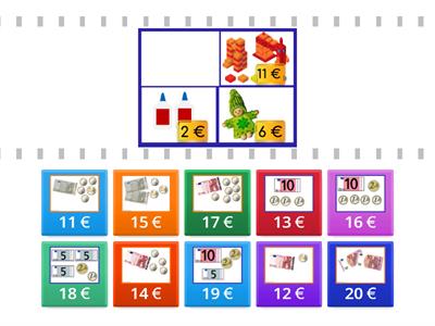 Wie viel kostet alles zusammen? - Addiere die Preise!