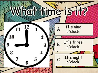 THE TIME - O' CLOCK