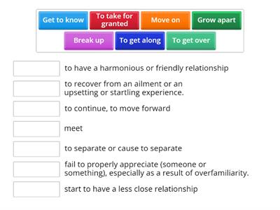 Relationships Vocabulary