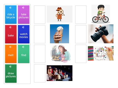 (1반) 14. What do you do in your free time? (Match Up)