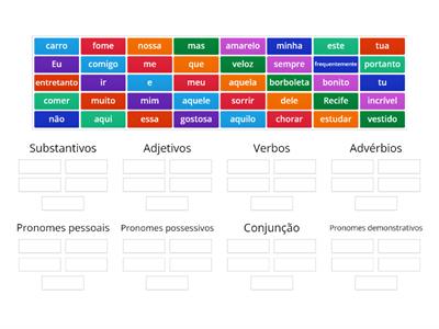 Revisão - Classes de palavras