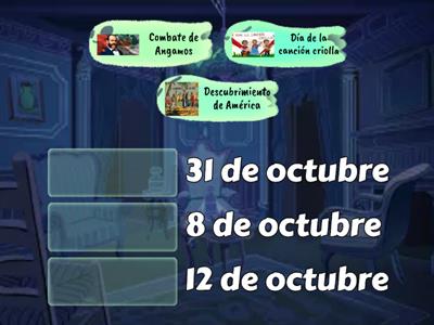 Fechas cívicas del mes de octubre en Perú