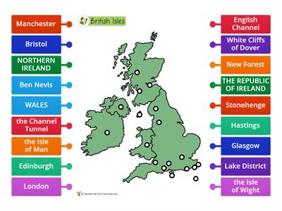 The UK blind map