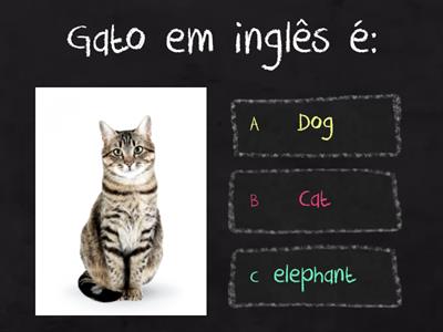 Animais em inglês