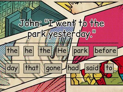 Reported Speech: Simple Past Statements