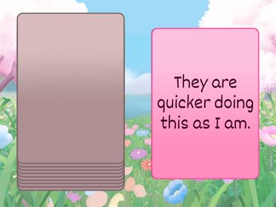 Making comparisons - FCE - Correct mistakes