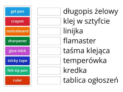 Brainy 4 unit 2 Stationery