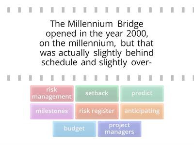 Vocabulary: Managing Projects