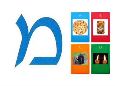 Quiz Alef bet/bais  sounds with clue pictures 2