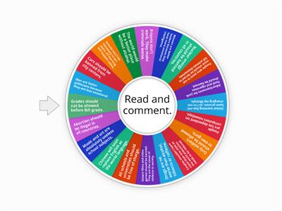 Wheel of Statements