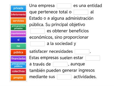La empresa Publica