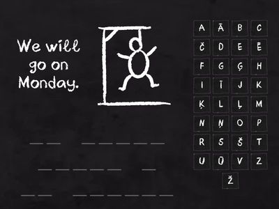 Days of the week Island