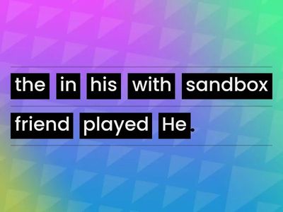 Unit 5 Lesson 6 sentences with phrases