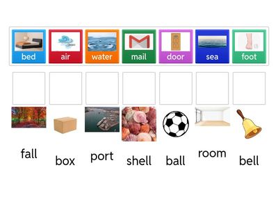Combine the parts-"Pull the right word to its partner and make a new word!"