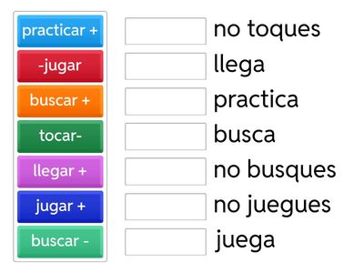 -car; -gar;-zar Informal Commands